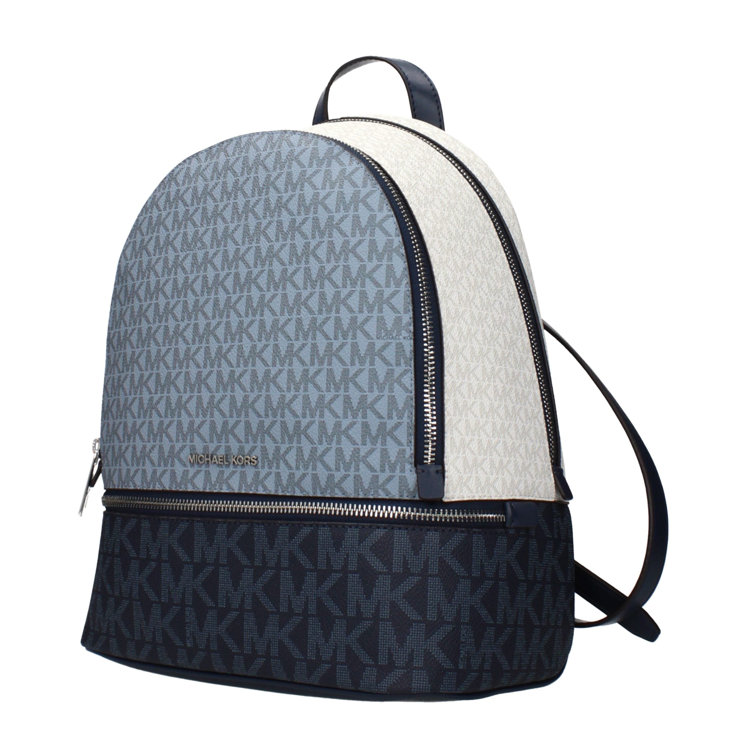 Elevate your style with the Michael Kors Blue Fabric Backpack, a luxurious blend of sophistication and practicality, perfect for the modern connoisseur.