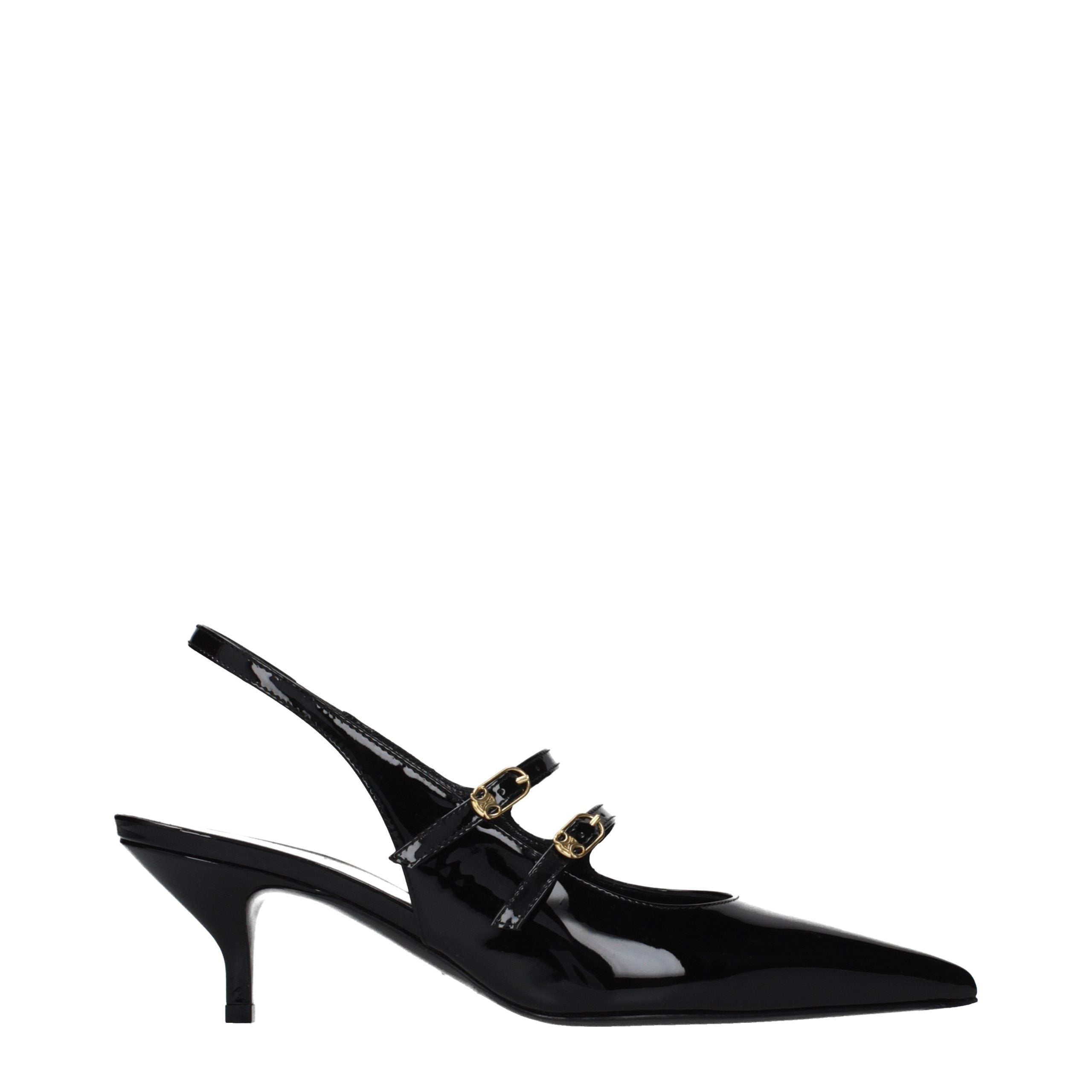 Celine Black Leather Sandals – Artisanal Luxury Footwear