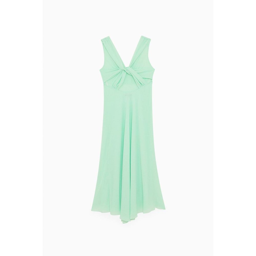 Patrizia Pepe Green Polyester Casual Dress - Effortless Elegance