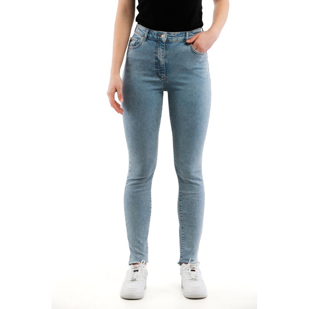 Moschino Multicolor Cotton Skinny Jeans - Luxurious Fashion Statement