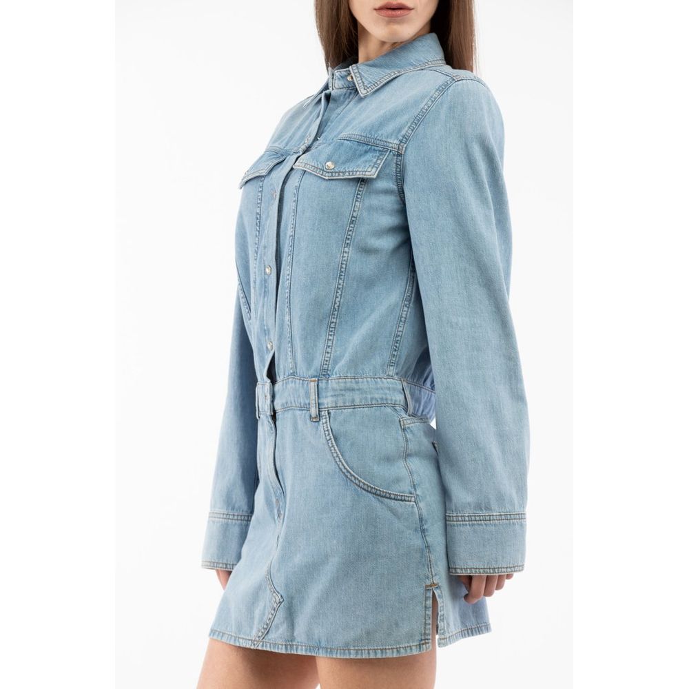 Indulge in the exquisite Moschino Multicolor Cotton Casual Dress, a luxurious blend of vibrant hues and soft cotton, perfect for elevating your everyday elegance.