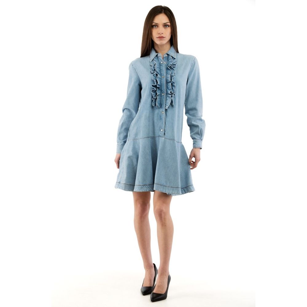 Indulge in the exquisite Moschino Multicolor Cotton Casual Dress, a luxurious blend of style and sophistication, perfect for any elegant occasion.