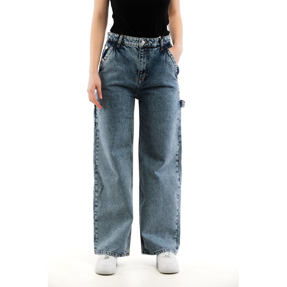 Indulge in the opulence of Moschino Multicolor Cotton Relaxed Fit Jeans, crafted from premium cotton for unparalleled comfort and style, perfect for the discerning fashion connoisseur.
