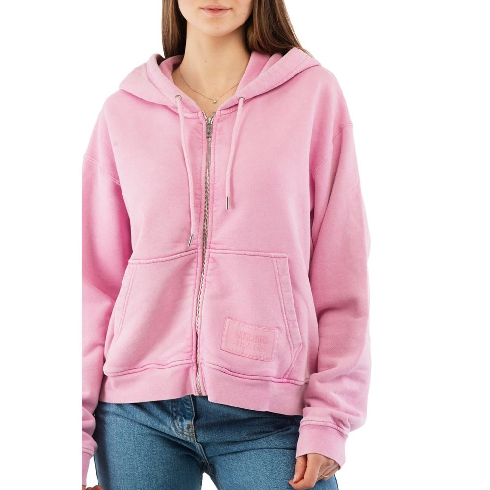 Elevate your wardrobe with the Moschino Multicolor Cotton Sweatshirt, a luxurious blend of artistry and comfort, crafted in Portugal for those who embrace elegance.