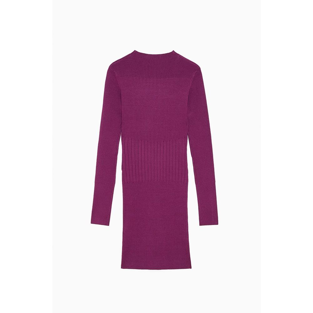 Patrizia Pepe Purple Viscose Casual Dress - Luxury Elegance