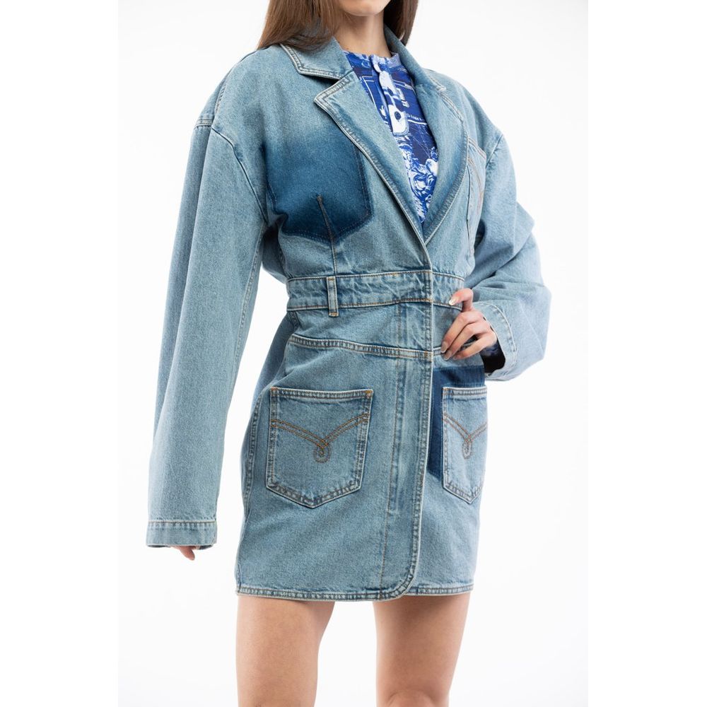 Elevate your style with the Moschino Multicolor Cotton Denim Jacket, a luxurious blend of vibrant hues and sophisticated craftsmanship that defines modern elegance.