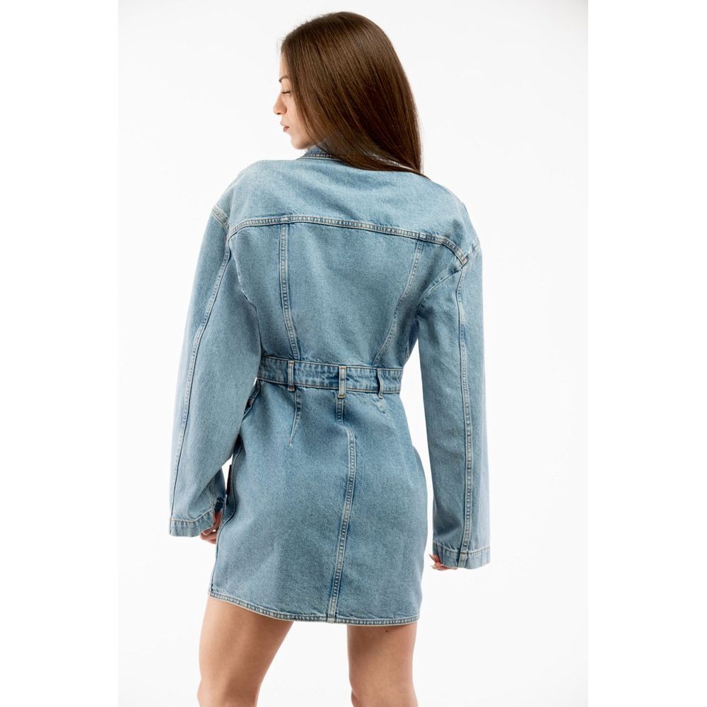 Elevate your wardrobe with the Moschino Multicolor Cotton Denim Jacket, a luxurious statement piece crafted from premium cotton, embodying effortless elegance and timeless style.