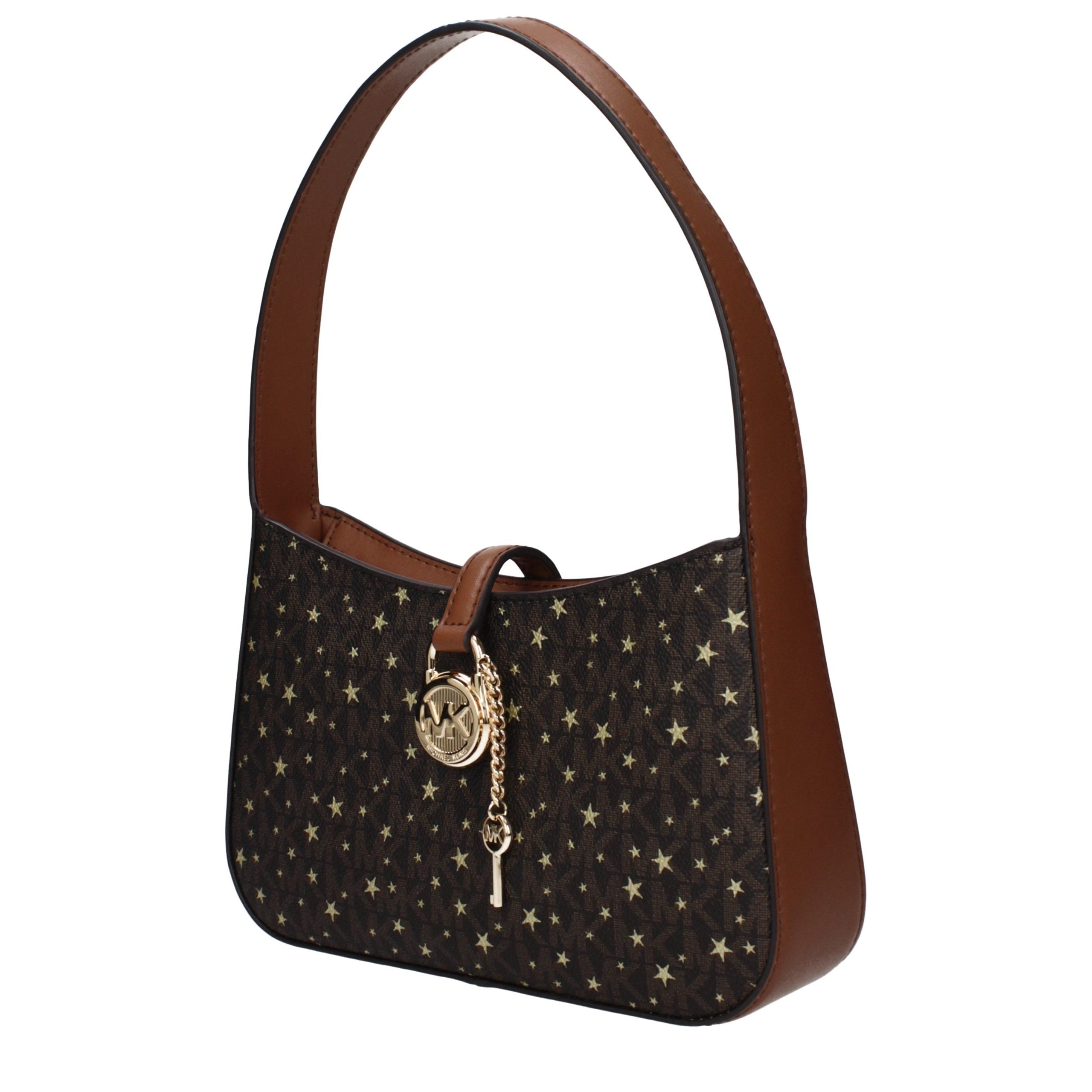 Discover the Michael Kors Brown Fabric Handbag, a symbol of artisanal luxury and exquisite craftsmanship, perfect for those who embody elegance and sophistication.