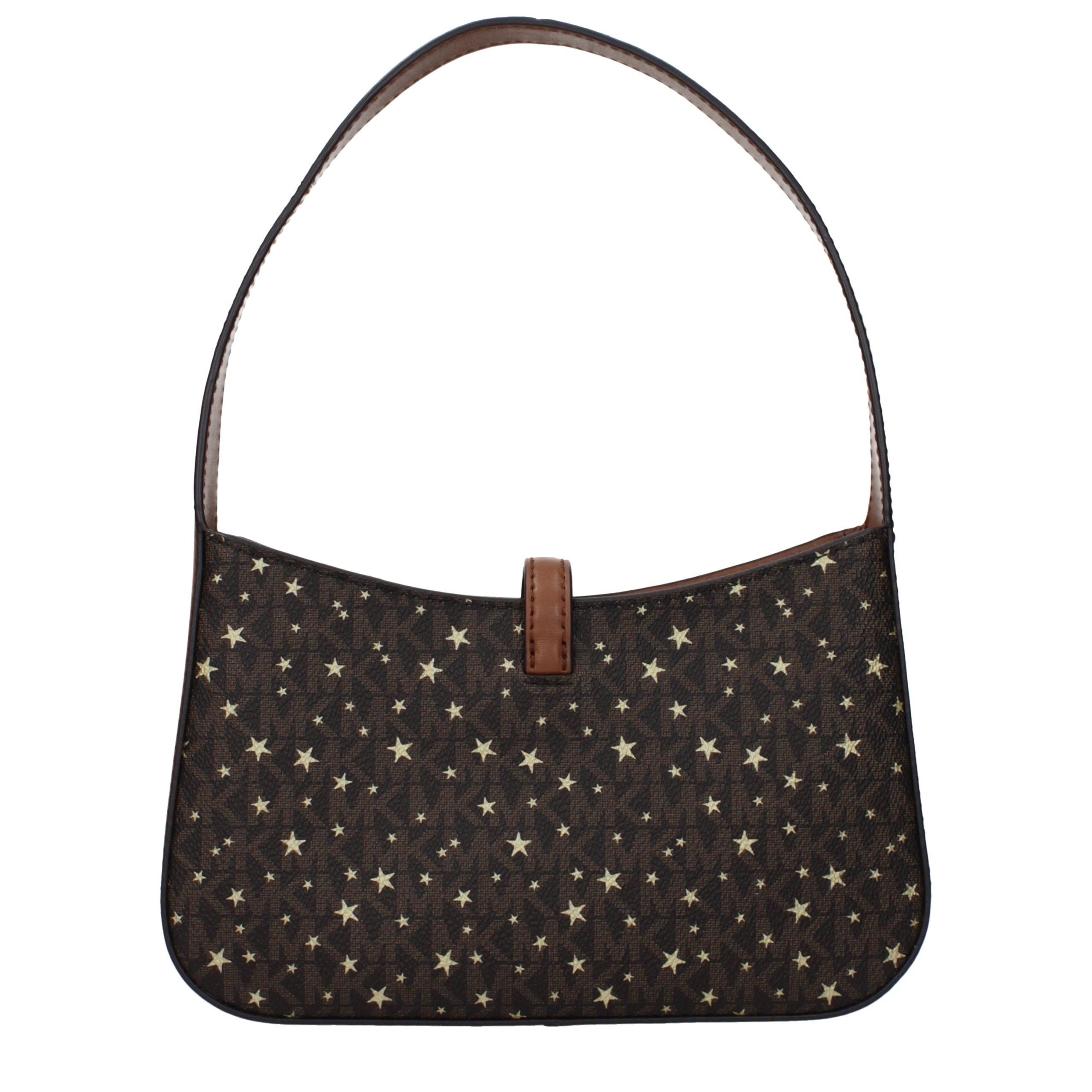 Discover the Michael Kors Brown Fabric Handbag, a symbol of artisanal luxury and exquisite craftsmanship, perfect for those who embody elegance and sophistication.