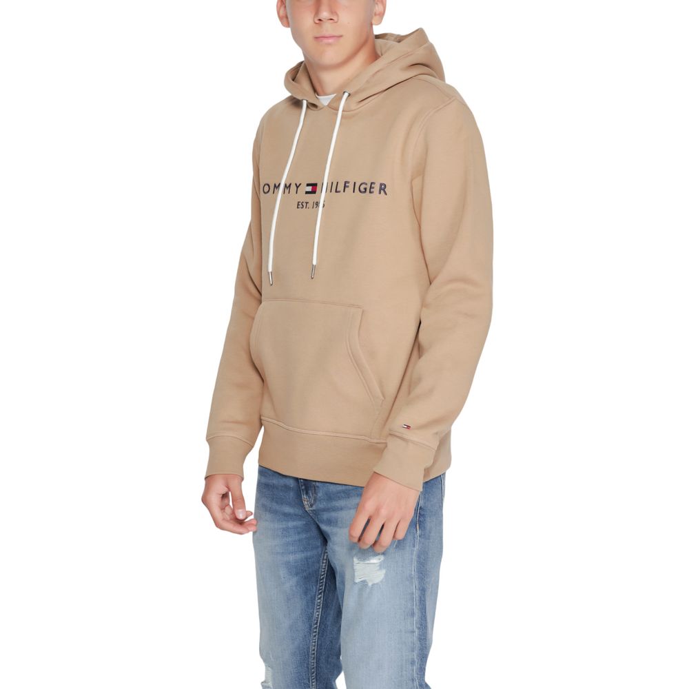 Tommy Hilfiger Beige Cotton Hoodie