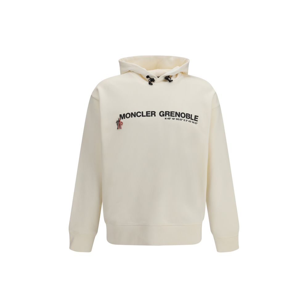 Moncler Grenoble Beige Cotton Sweatshirt - Luxe Designer Essential