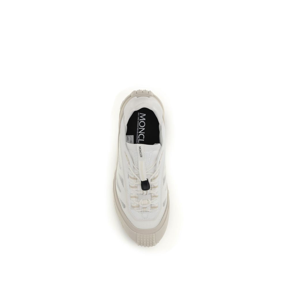 Moncler White Athletic Sneakers - Luxury Performance Redefined