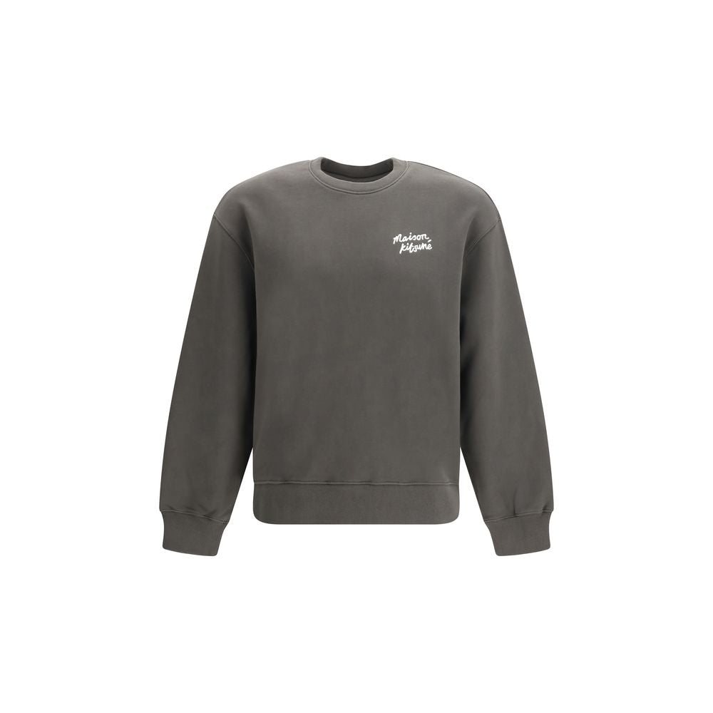 Maison Kitsuné Brown Cotton Sweatshirt - Effortless Luxury Style