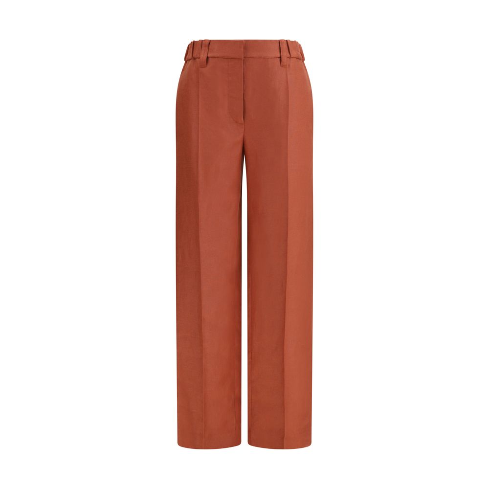 Elevate your wardrobe with Brunello Cucinelli's Multicolor Linen Casual Pants, a masterpiece of expert tailoring and luxurious comfort, perfect for the discerning fashion lover.