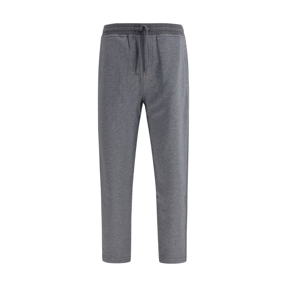 Brunello Cucinelli Gray Cotton Joggers – Artisanal Luxury Pants