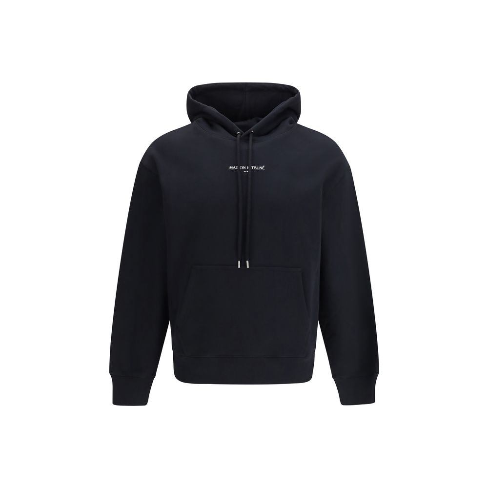 Maison Kitsuné Black Cotton Sweatshirt - Timeless Luxury Style