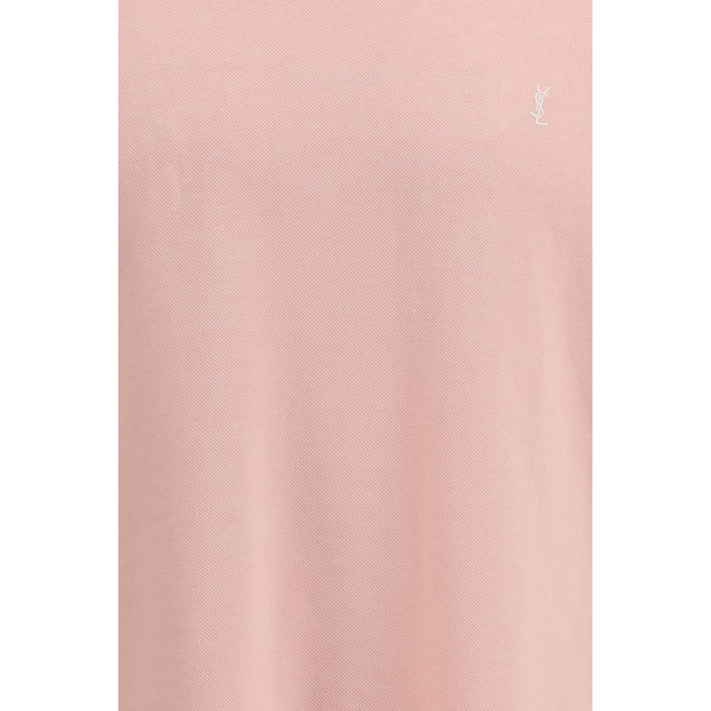 Elevate your wardrobe with the Saint Laurent Multicolor Cotton T-Shirt, crafted in luxurious piqué fabric, merging sophistication with effortless style for the discerning individual.