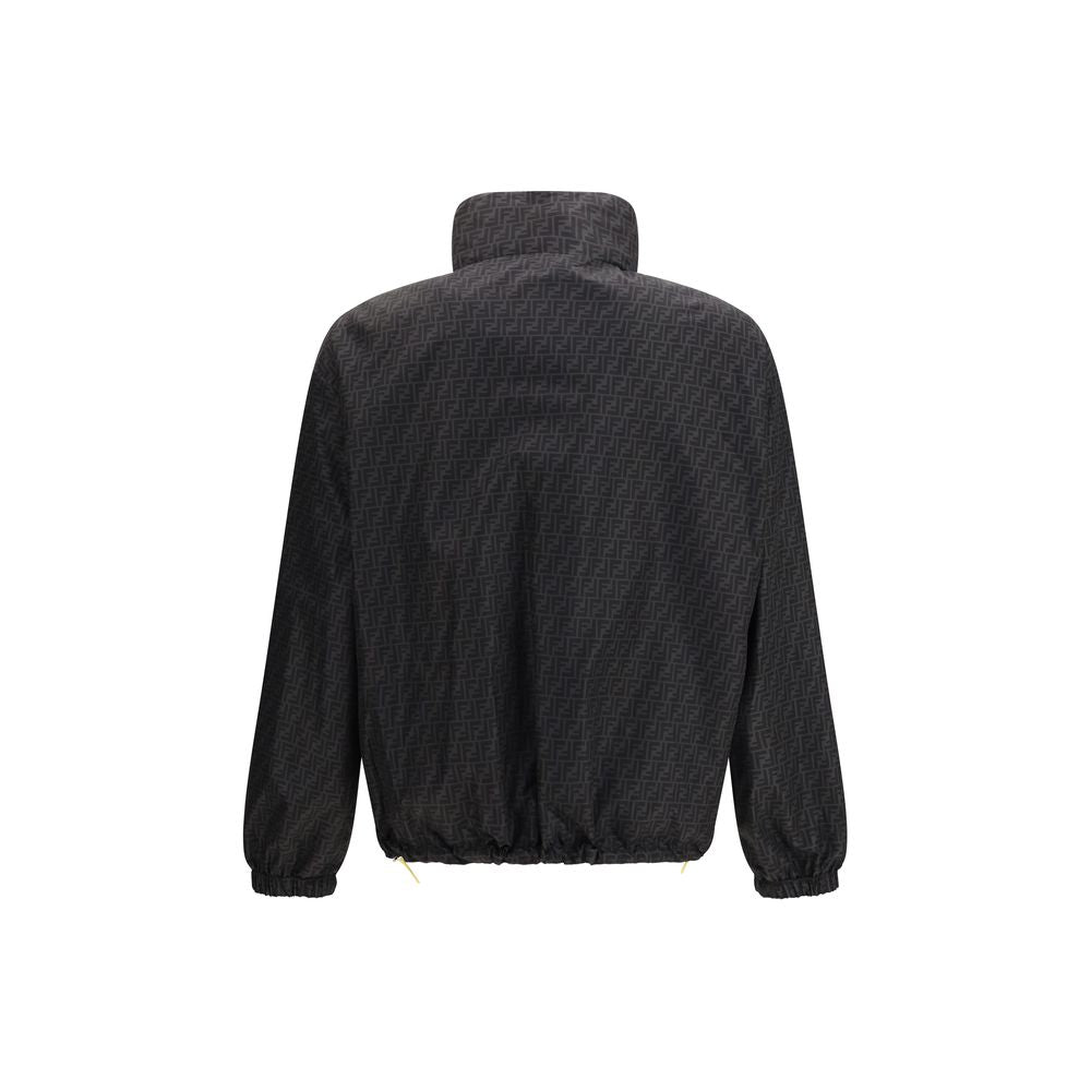 Fendi Black Polyamide Shell Jacket - Luxury Windbreaker Elegance