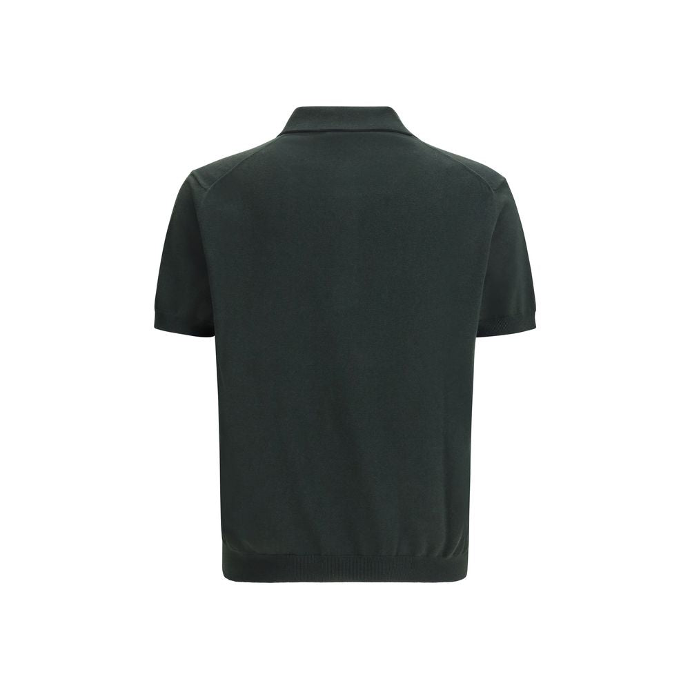 Elevate your wardrobe with the Tom Ford Bicolor Cotton Polo Shirt, a luxurious blend of cotton and silk, embodying refined craftsmanship and effortless sophistication.