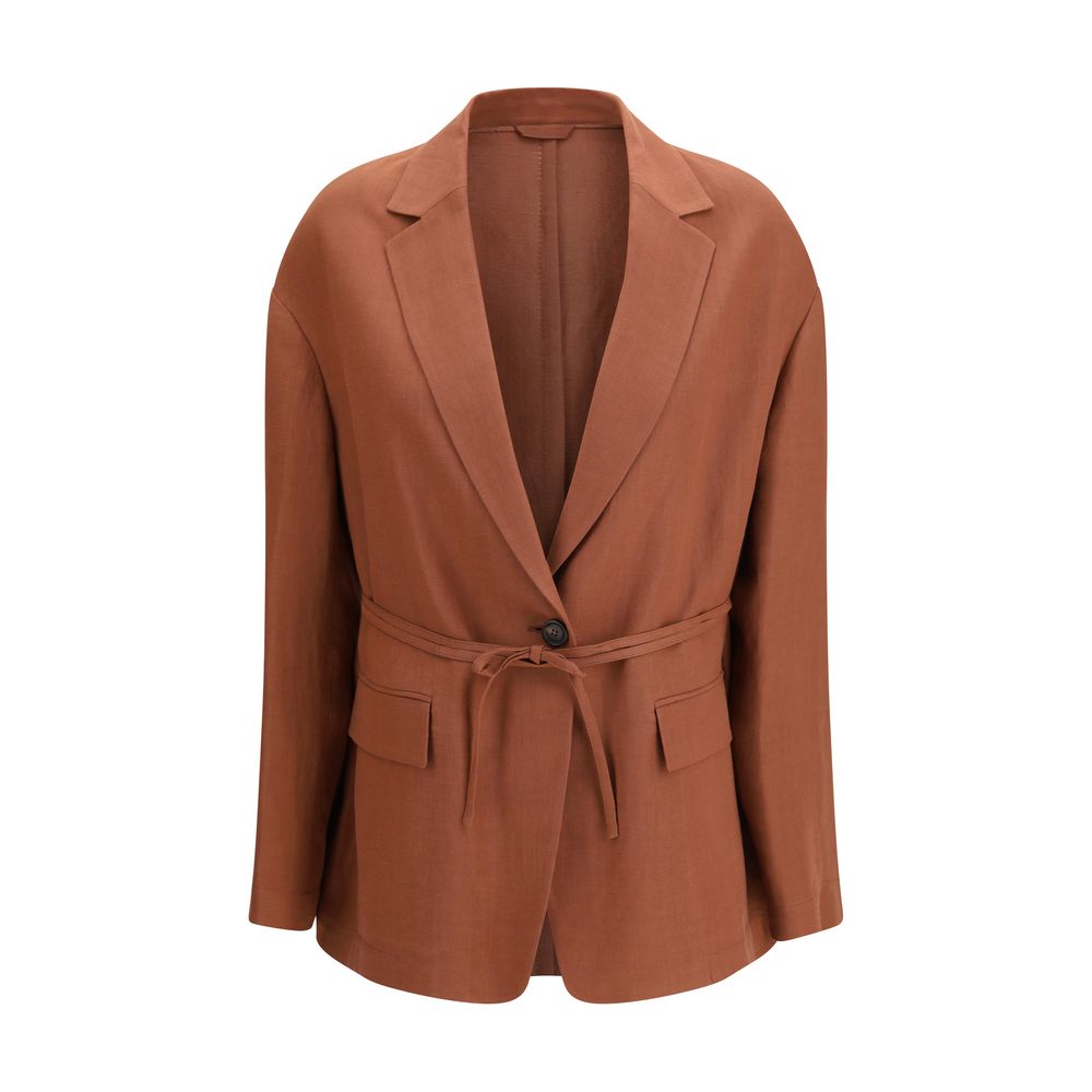 Brunello Cucinelli Multicolor Viscose Blazer - Timeless Luxury Elegance