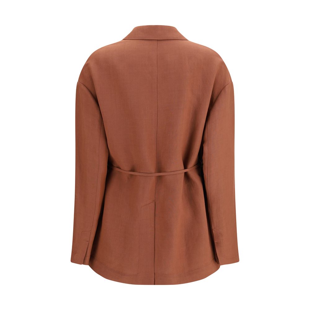 Brunello Cucinelli Multicolor Viscose Blazer - Timeless Luxury
