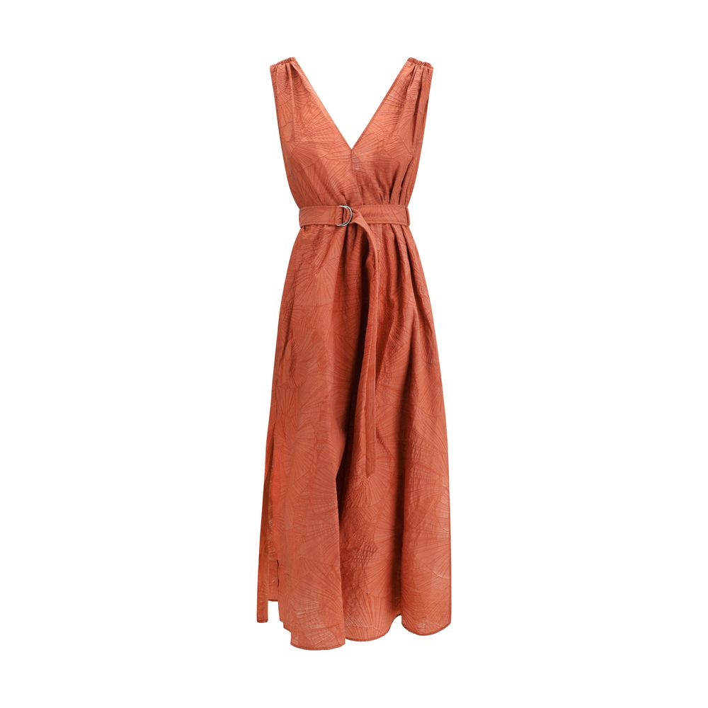 Experience the allure of the Brunello Cucinelli Multicolor Cotton Casual Dress, a masterpiece of fluid elegance and artisanal craftsmanship, perfect for elevated occasions.