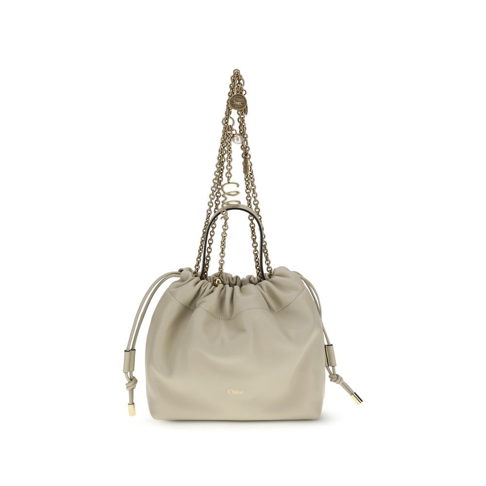 Chloé Beige Lamb Ovis Aries Shoulder Bag, Artisanal Luxury