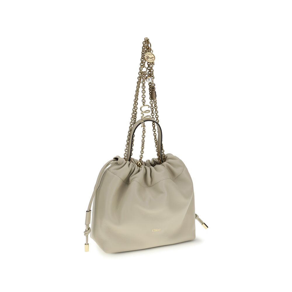 Chloé Beige Lamb Ovis Aries Shoulder Bag, Artisanal Luxury