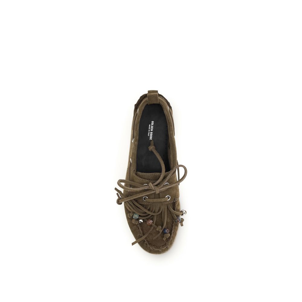 Golden Goose Bicolor Calf Leather Slip-On Loafers - Luxury Elegance