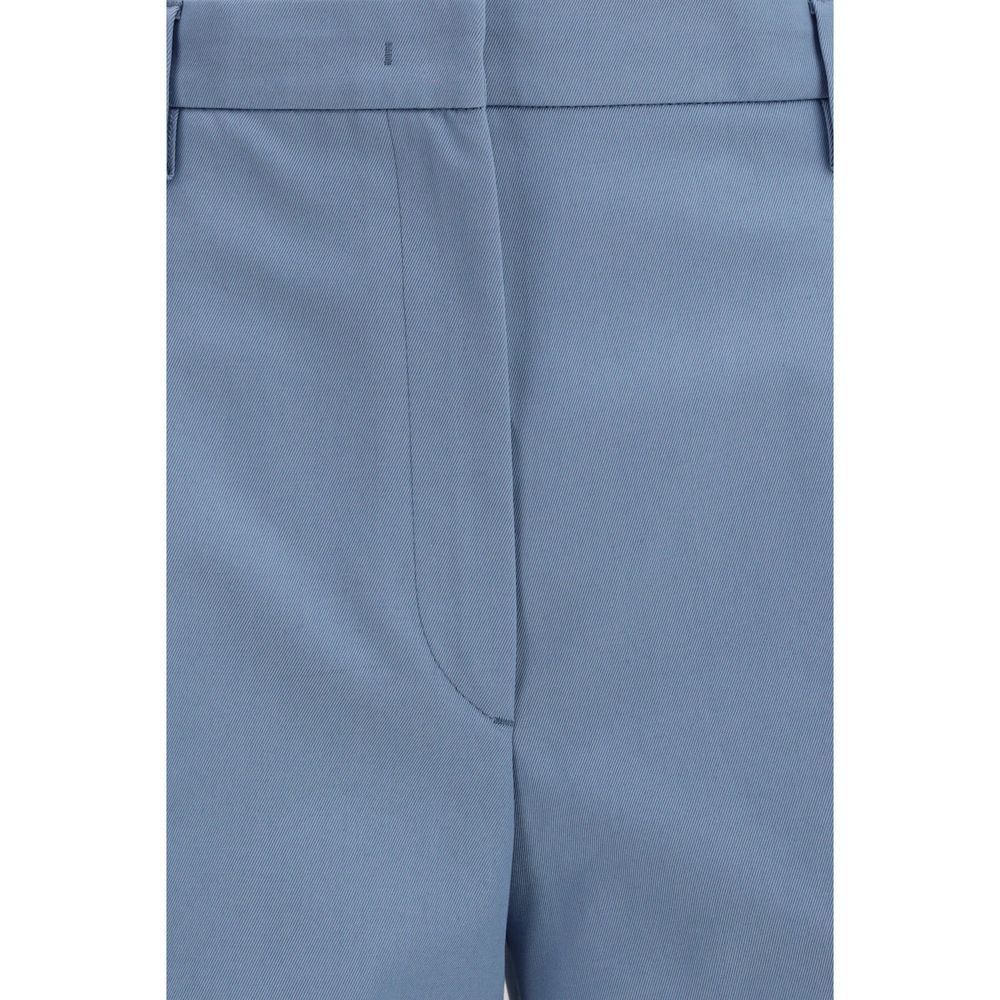 Prada Blue Cotton Chino Pants - Timeless Luxury for Every Occasion