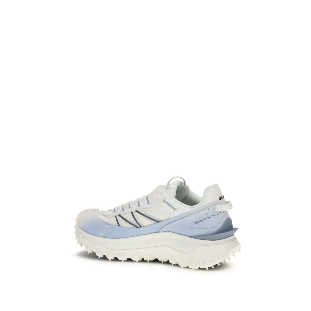 Moncler Blue Polyamide Athletic Sneakers