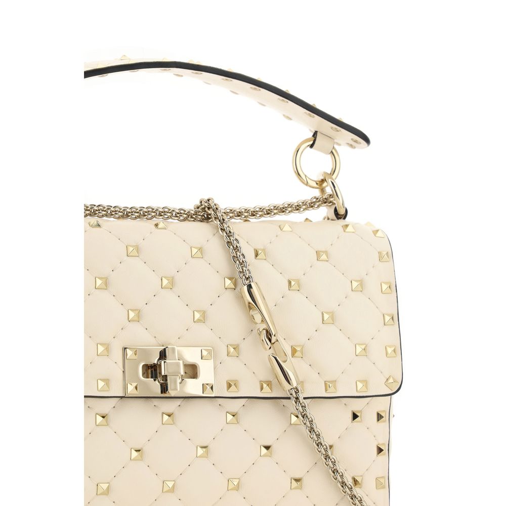 Valentino Garavani White Lamb Ovis Aries Aries Shoulder Bag