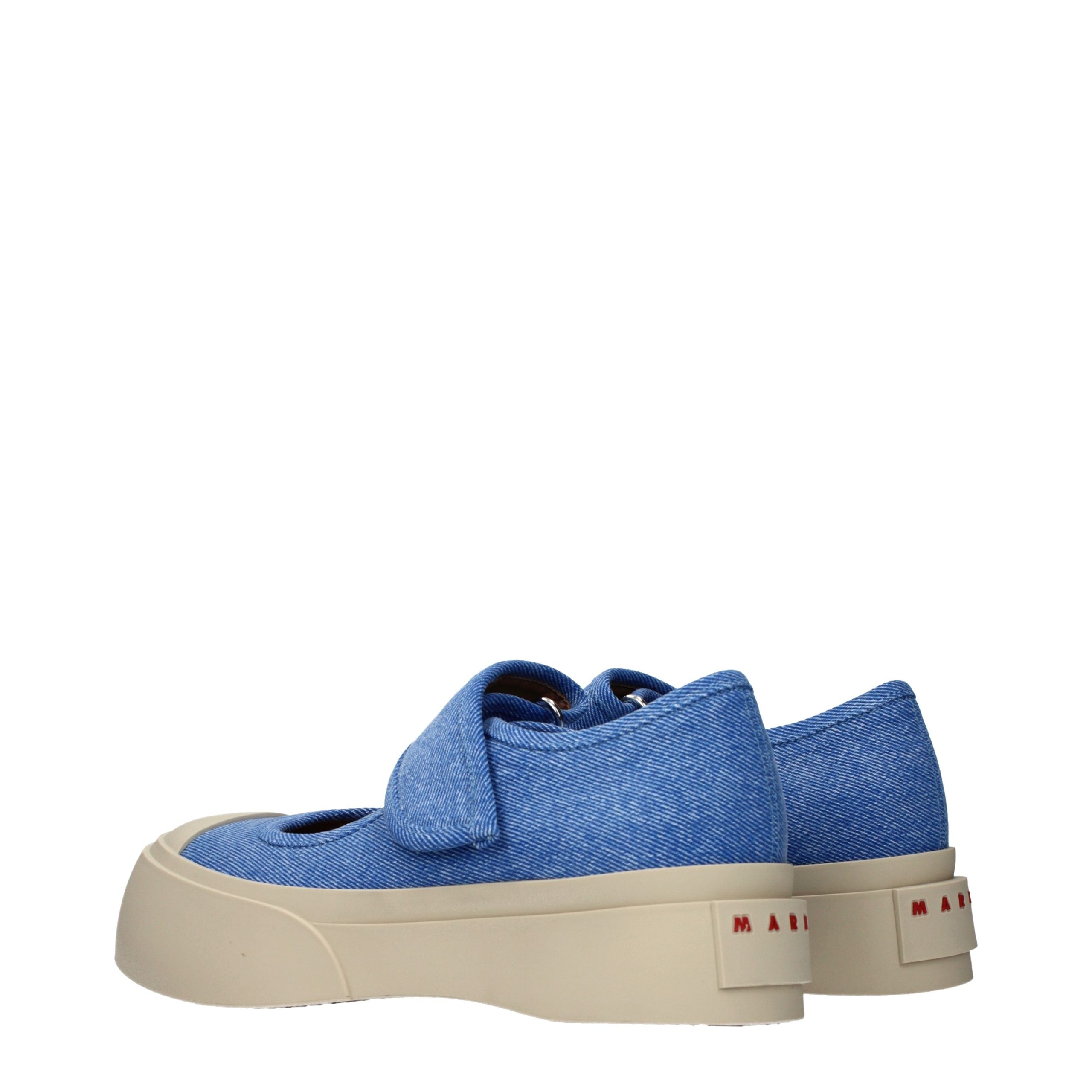 Indulge in the exquisite craftsmanship of Marni Blue Fabric Low Top Sneakers, where luxury meets everyday elegance, perfect for the discerning connoisseur.