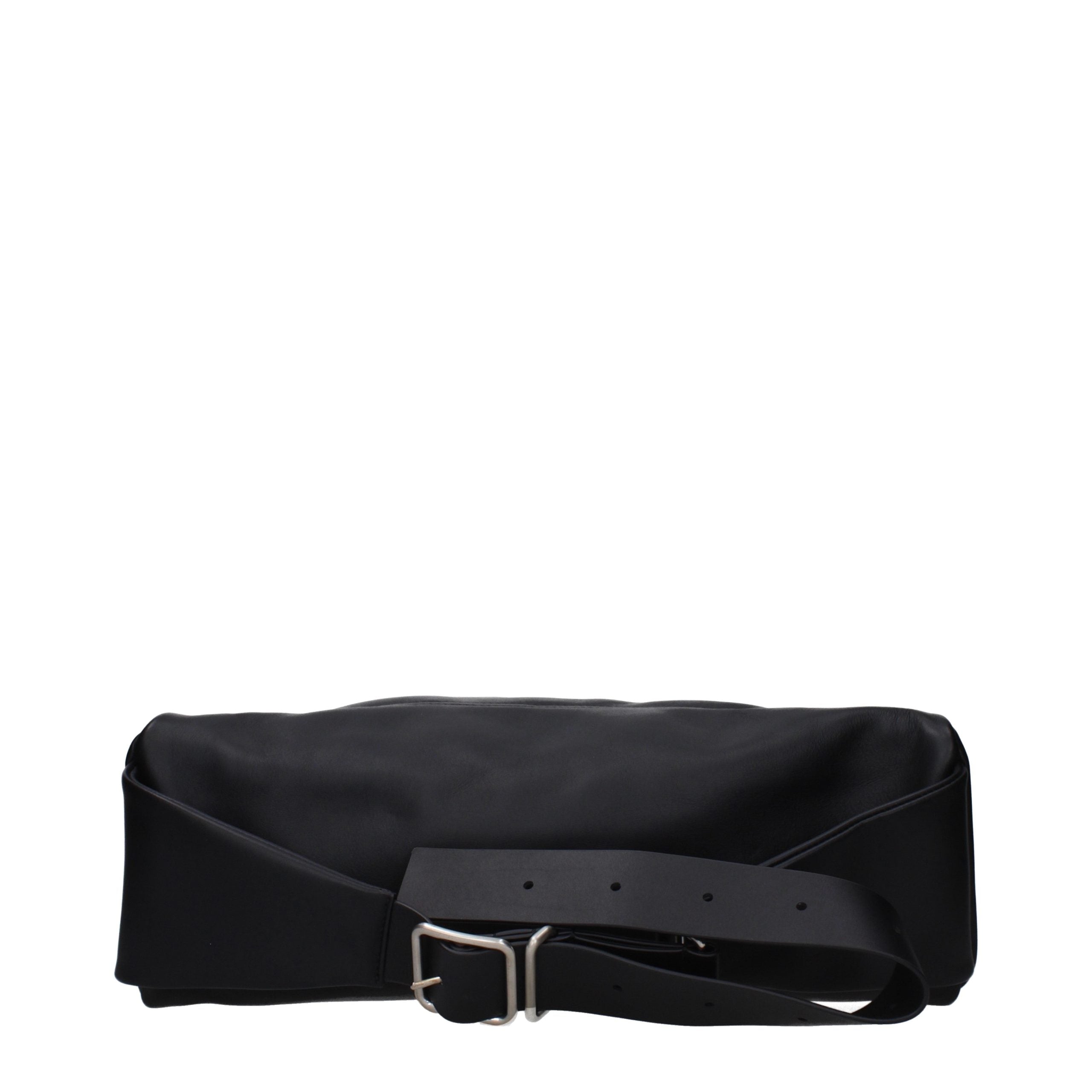 Jil Sander Black Leather Backpack