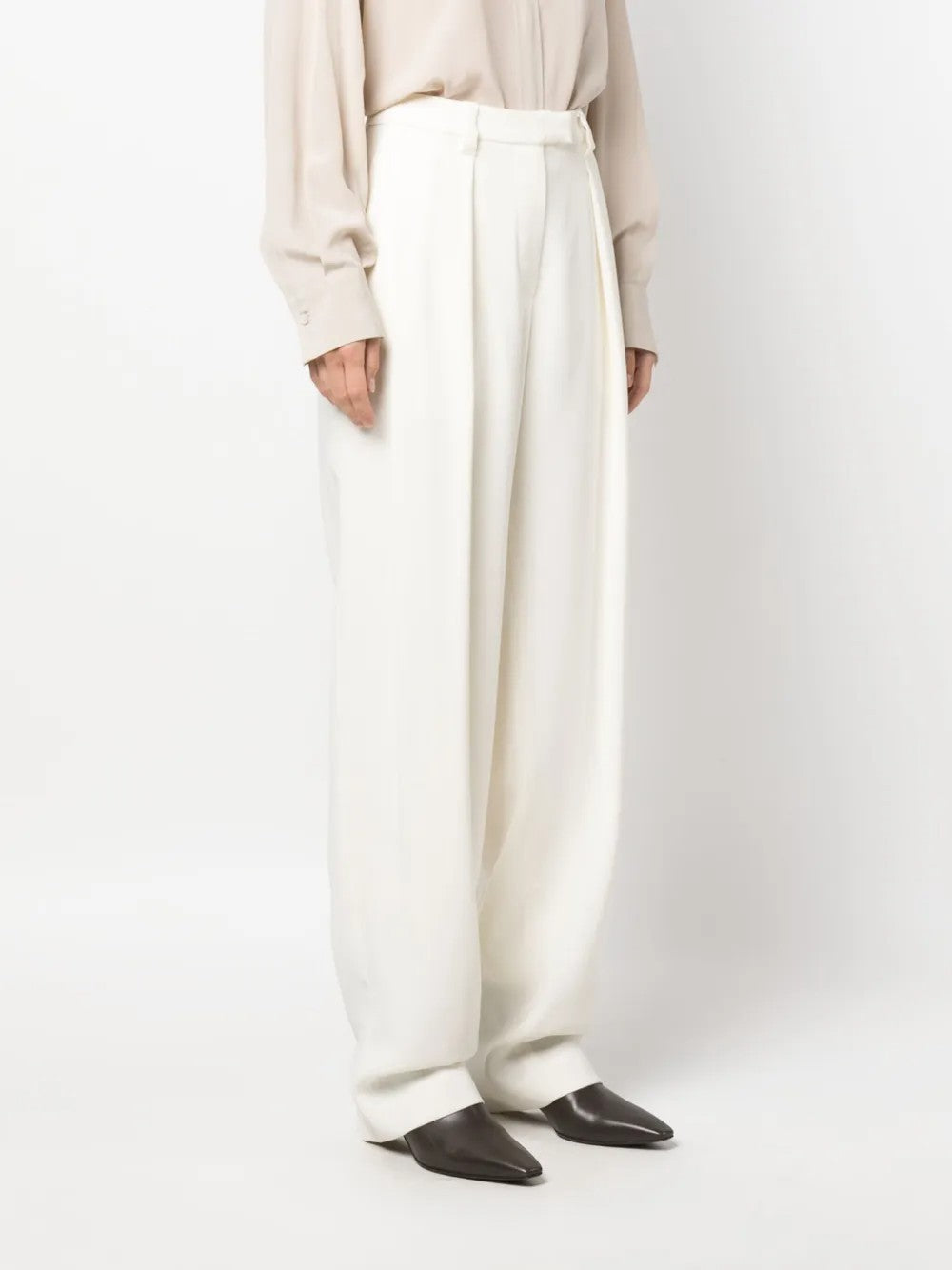 Brunello Cucinelli Natural Viscose Casual Pants