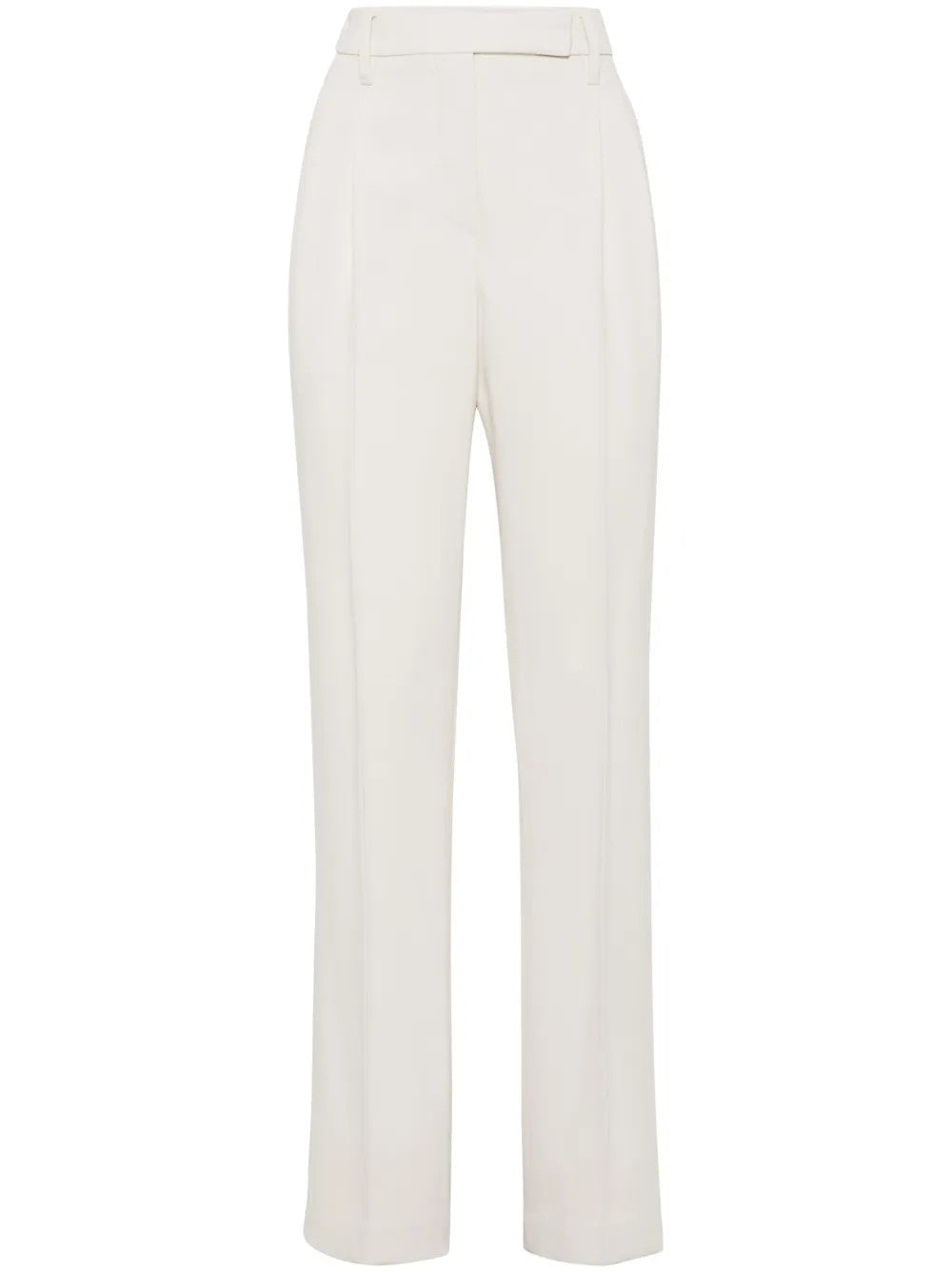 Brunello Cucinelli Beige Viscose Dress Pants