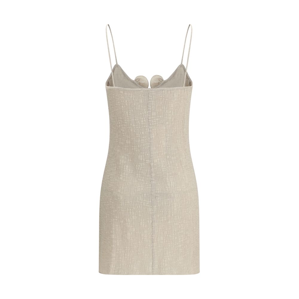 Magda Butrym Beige Lyocell Casual Dress - Effortless Luxury Elegance