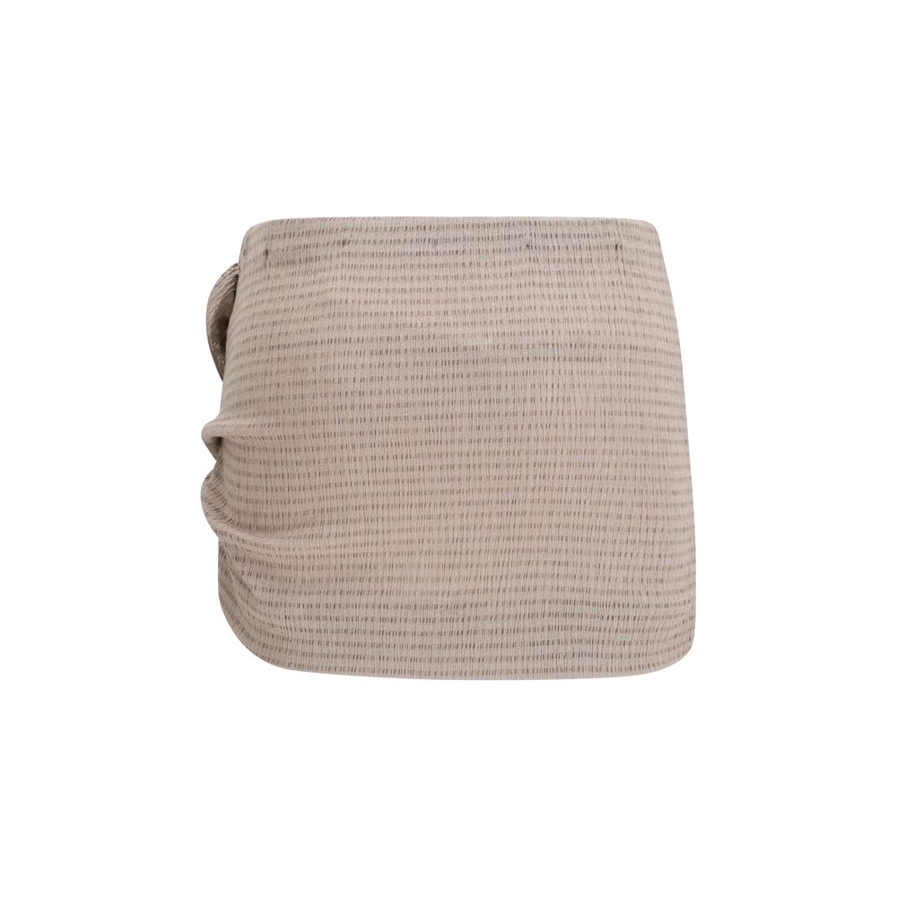 Magda Butrym Brown Lyocell Mini Skirt