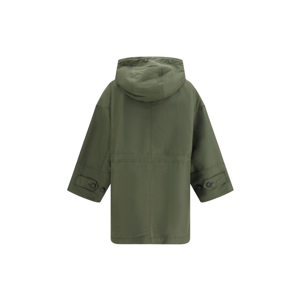Max Mara Bicolor Cotton Trench Coat - Timeless Luxury Elegance