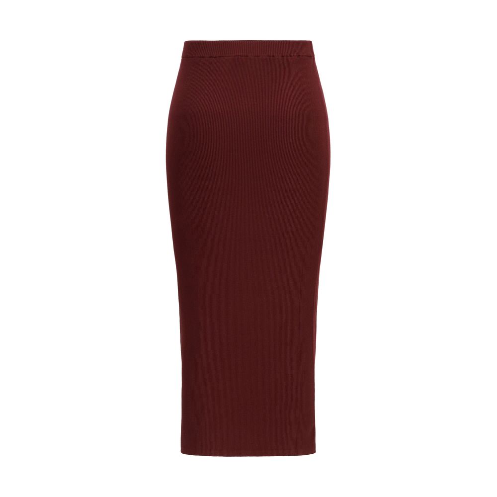 Max Mara Bordeaux Viscose Sweatshirt