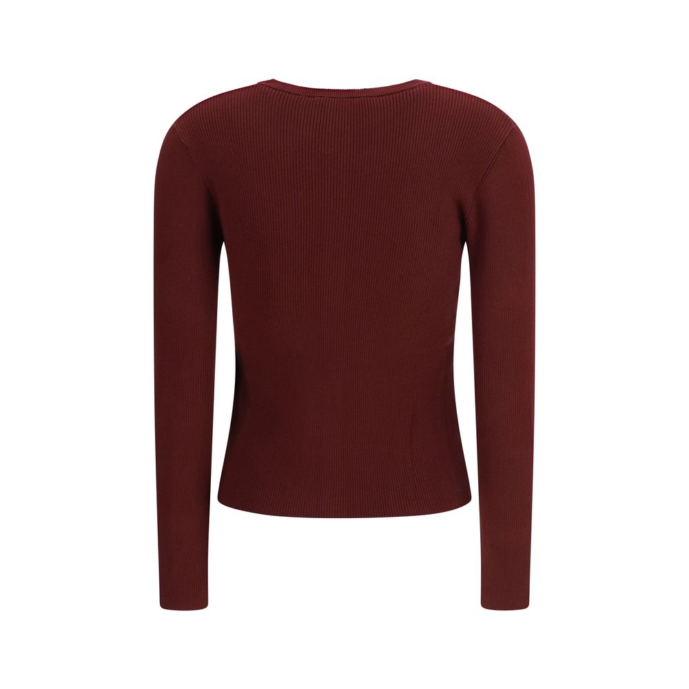 Indulge in the Max Mara Bordeaux Viscose Sweatshirt from the SS26 collection, a luxurious blend of comfort and elegance that redefines sophisticated style.