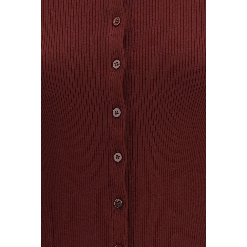 Max Mara Bordeaux Viscose Sweatshirt