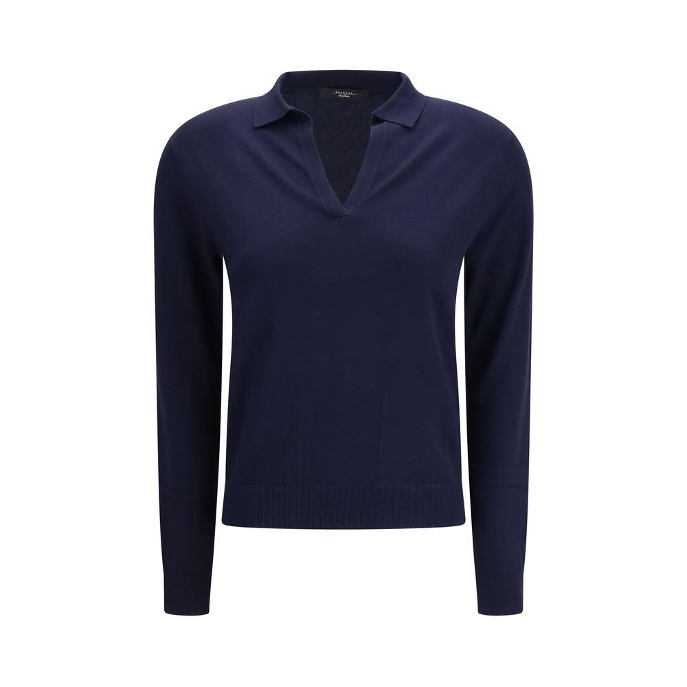 Max Mara Blue Viscose Sweatshirt