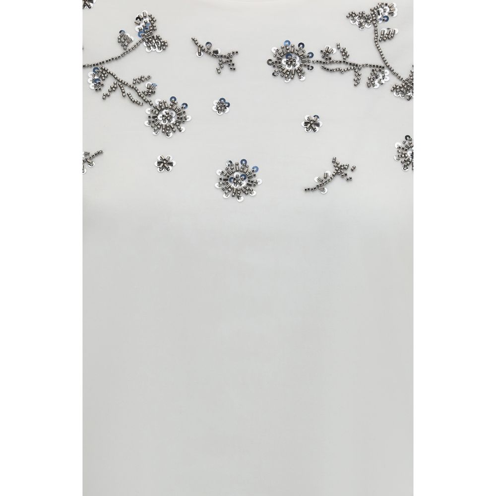 Max Mara White Cotton T-Shirt