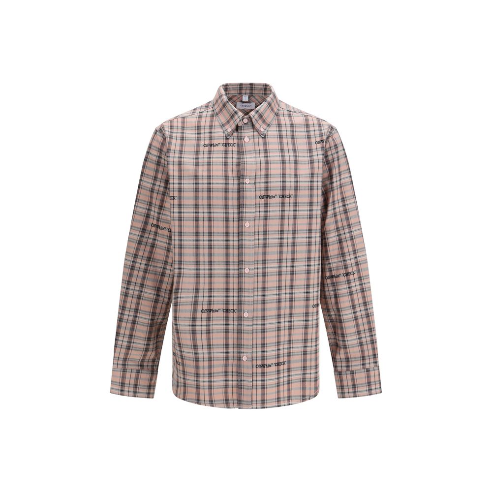Off-White Multicolor Cotton Pattern Shirt