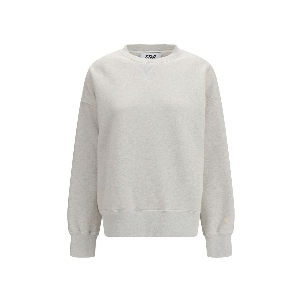 Golden Goose Gray Cotton Sweatshirt – Artisanal Luxury Wear