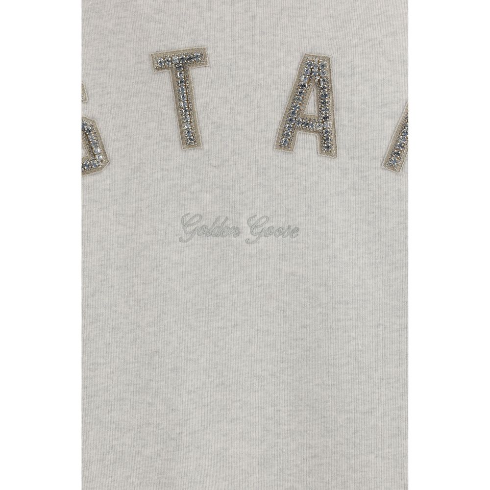 Golden Goose Gray Cotton Sweatshirt – Artisanal Luxury Fashion