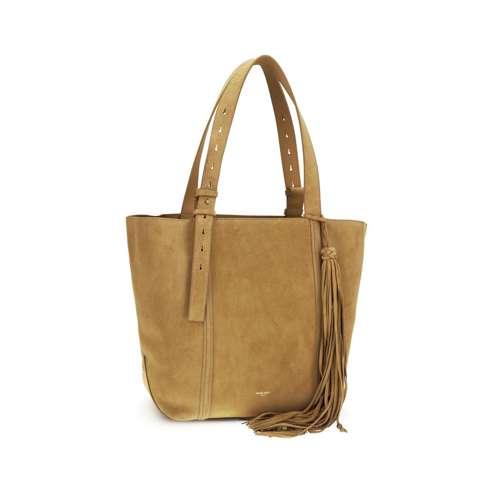 Golden Goose Beige Calf Leather Shoulder Bag - Artisanal Luxury