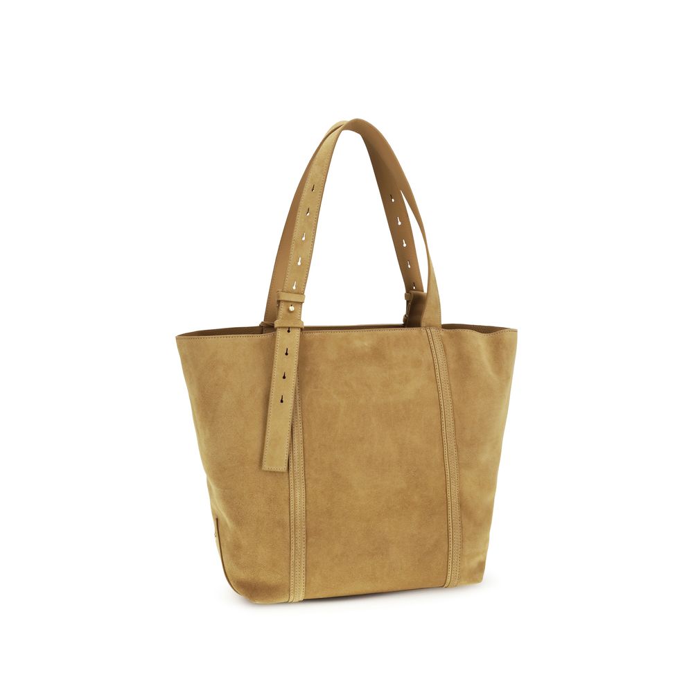 Golden Goose Beige Calf Leather Shoulder Bag - Artisanal Luxury