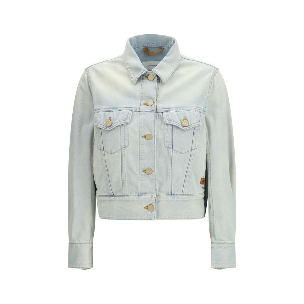 Jacob Cohen Blue Cotton Denim Jacket - Artisanal Luxury Fashion